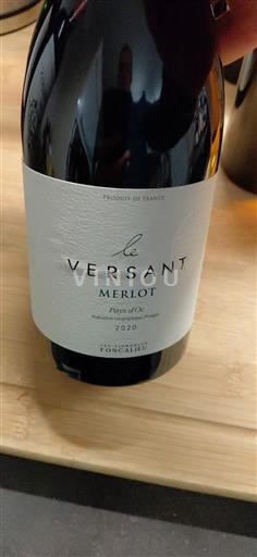 Linguadoca e Rossiglione Paese d'Oc Foncalieu Le Versant Merlot 2020