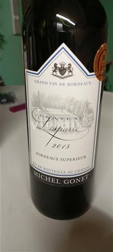 Burdeos Bordeaux superior Château Lespare 2015
