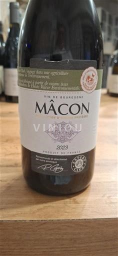 Vini Rouge sec Expert 2023 Francia Borgogna Mâcon e Mâcon-Villages AOC
