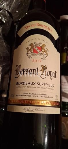 Burdeos Bordeaux superior Versant Royal 2019