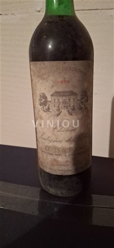 Burdeos Côtes-de-bourg Château Soutard du Moulin 1988
