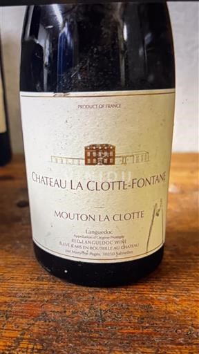 Languedoc Château La Clotte-Fontane Mouton La Clotte 2014