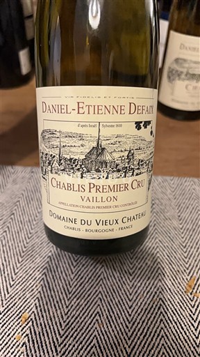 Burgundi Chablis Premier Cru Domaine Vieux Château Vaillon 2003