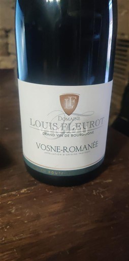 Burgund Vosne-romanée Domaine Louis Fleurot Ikke-årgang
