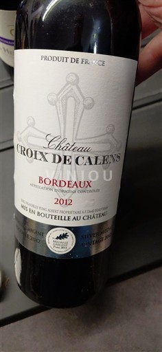 Burdeos Bordeaux Château Croix de Calens 2012