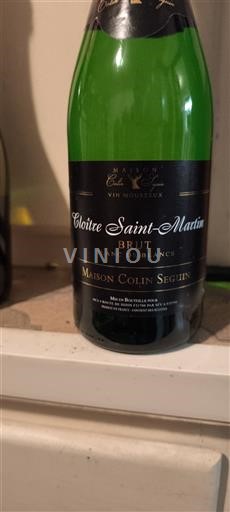 Borgogna Crémant di Borgogna Maison Colin Seguin Cloître Saint-Martin Brut Blanc de Blancs Senza annata