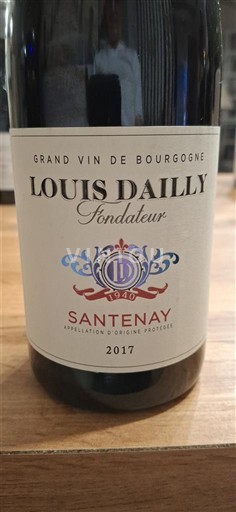 Burgundija Santenay Louis Dailly Fondateur 2017