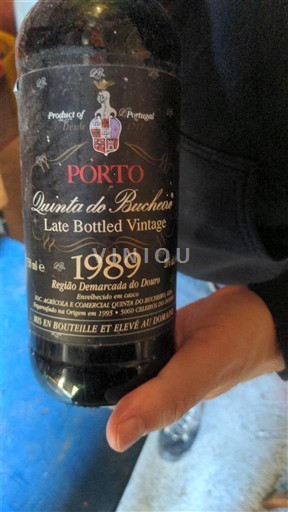Portugal Portvin Quinta do Bucheir Late Bottled Vintage 1989