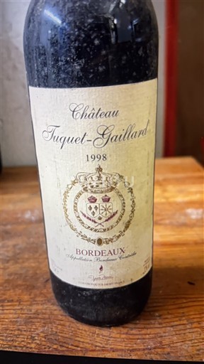 Bordeaux Château Tuquet-Gaillard 1998