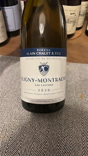 Borgogna Puligny-Montrachet Domaine Alain Chalet & Fils Les Levrons 2020