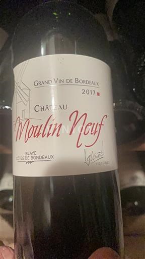 Bordeaux Blaye-Côtes-de-Bordeaux Château Moulin Neuf 2017