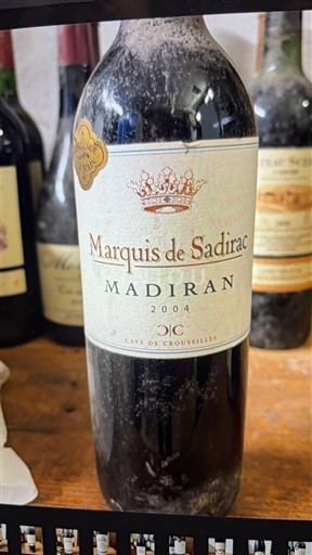 Tây Nam Madiran Cave de Crouseilles Marquis de Sadirac 2004