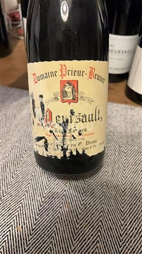 Bourgondië Meursault Domaine Prieur-Brunet Les Forêts 2001