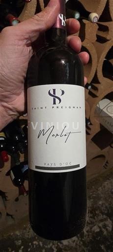 Linguadoca e Rossiglione Paese d'Oc Saint Preignan Merlot 2017