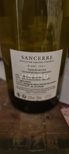 Údolí Loiry Sancerre Domaine Rand 2021