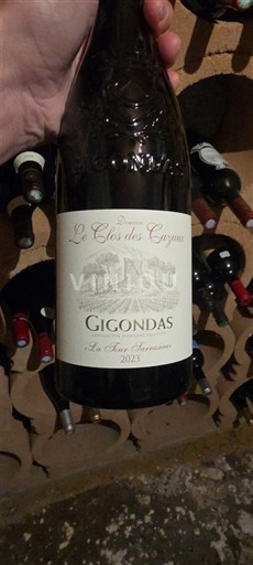 Rona dolina Gigondas Le Clos des Cazaux La Tour Sarrazine 2023