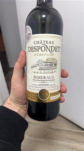 Burdeos Bordeaux Château Spondet Héritage 2018