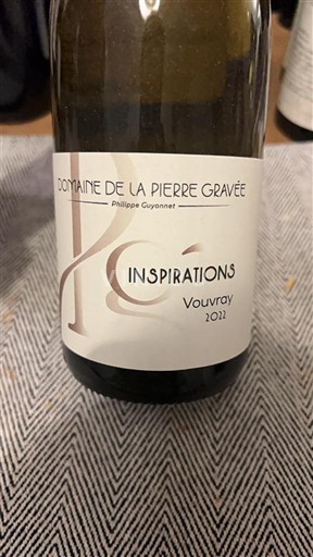 Loirevallei Vouvray Domaine La Pierre Gravée Inspirations 2022