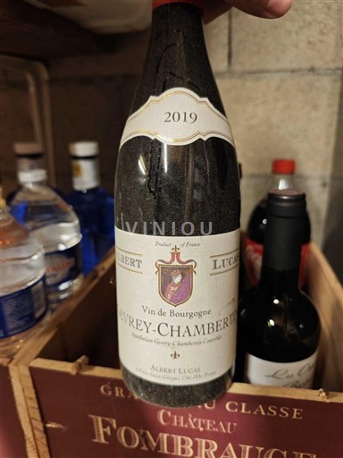 Víno Rouge sec Albert Lucais 2019 Francie Burgundsko Gevrey-Chambertin AOC