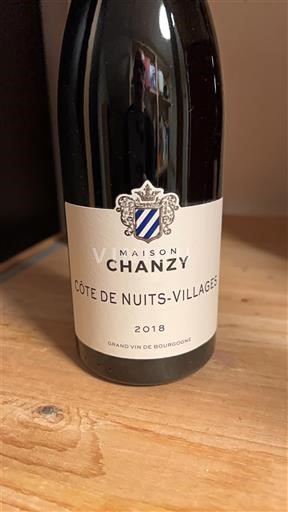 Borgonha Côte de Nuits Villages Maison Chanzy 2018