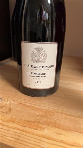 Burgundi Pommard Château Pommard Clos Marey-Monge Grands Esprits 2020