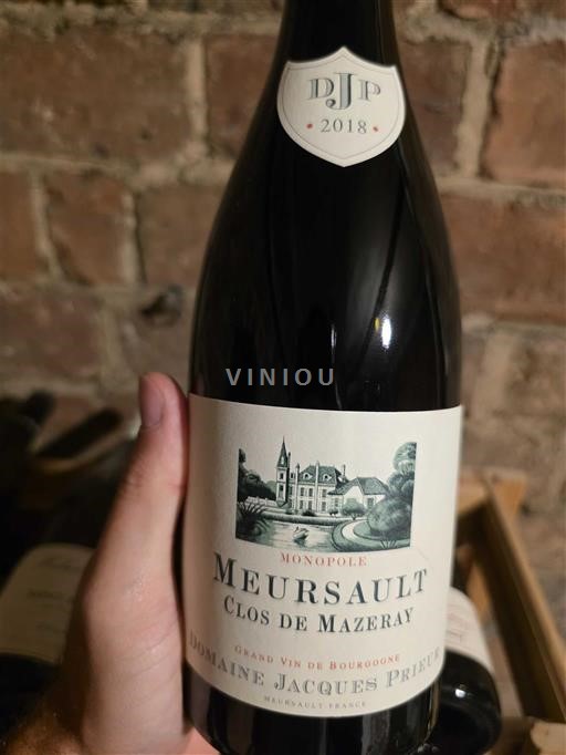 Burgund Meursault Domaine Jacques Prieur Clos de Mazeray 2018