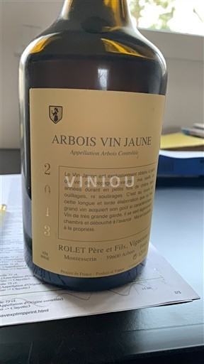 Jura Arbois Domaine Rolet Père et Fils 2013