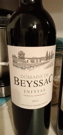 Sudoeste Côtes del Marmandés Domaine Beyssac Initial 2011