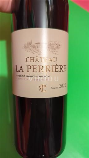 Bordeaux Lussac-Saint-Émilion Château La Perrière 2022