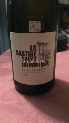 Rhônedalen Côtes du Rhône La Bastide Saint Dominique 2024
