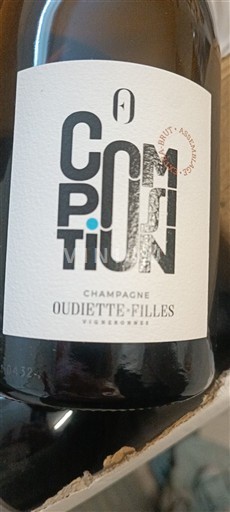Champaña Champán Oudiette-Filles Champagne Composition Sin añada