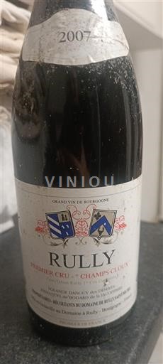 Burgund Rully Premier Cru Domaine Belleville Champs Cloux 2007