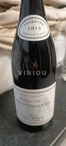 Borgoña No especificado Grand Cru Aegerter 2018