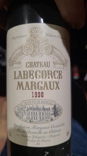 Bordeaux Margaux Château Labégorce 1998
