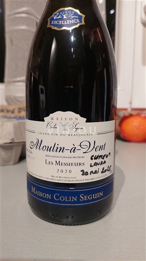 Beaujolais Moulin-à-vent Maison Colin Seguin Les Messemeurs 2020