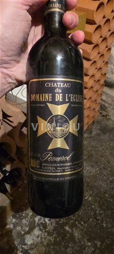Bordeaux Pomerol Domaine Domaine de l'Eglise 1999