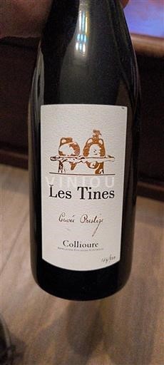 Roussillon Collioure GAEC Cardoner Tines Prestige 2021