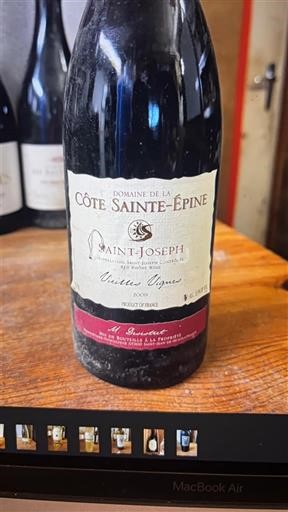 Rona dolina Saint-Joseph Domaine La Côte Sainte-Épine Vieilles Vignes 2009