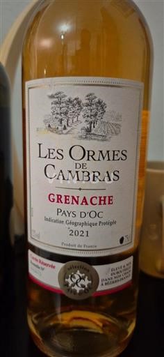 Linguadoca e Rossiglione Paese d'Oc Les Ormes de Cambras Grenache 2021