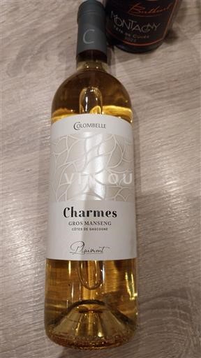 Sud-Ouest Côtes de Gascogne Colombelle Charmes Gros Manseng 2019