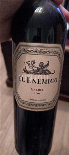 Mendoza El Enemigo Malbec 2008
