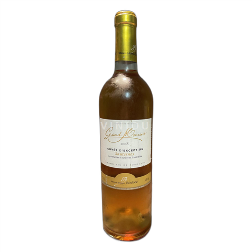 Bordeaux Sauternes Maison Johanès Boubée Grand Moment 2008