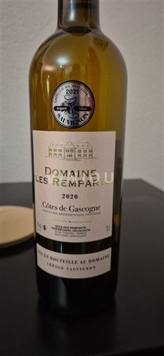 Tây Nam Côtes de Gascogne Domaine Les Remparts 2020