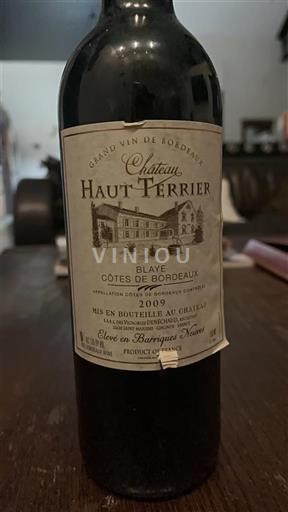 Burdeos Blaye-Côtes de Burdeos Château Haut Terrier 2009