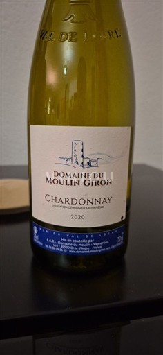 Burgundija Burgundija Chardonnay Domaine Moulin Giron Chardonnay 2020