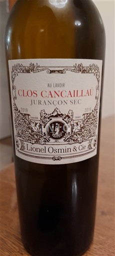 Sudoeste Jurançon Clos Cancaillau Au Lavoir 2019