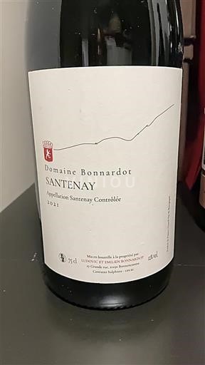 Burgundija Santenay Domaine Bonnardot 2021