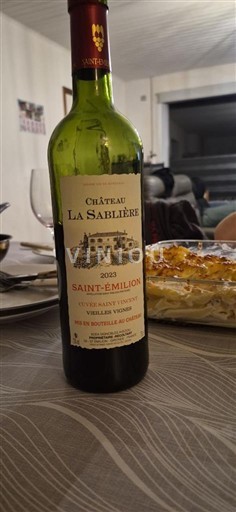Bordeaux Saint-Émilion Château La Sablière Vieilles Vignes 2021