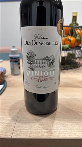 Bordeaux Castillon-côtes-de-bordeaux Château S Demoiselles 2018