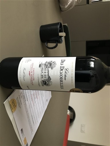 Bordeaux Castillon-côtes-de-bordeaux Château S Demoiselles 2018
